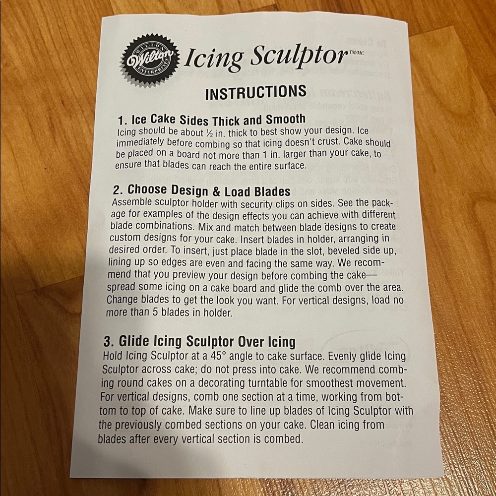 Cake Decorating - Icing Sculptor Set - Wilton - Picture 4 of 4